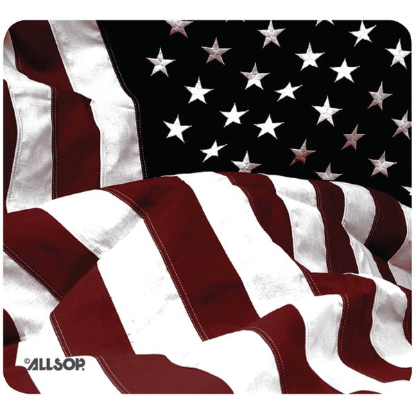 Allsop(TM) 29302 Old-Fashioned American Flag Mouse Pad