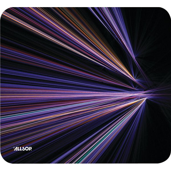 Allsop(TM) 30600 Mouse Pad (Tech Purple Stripes)